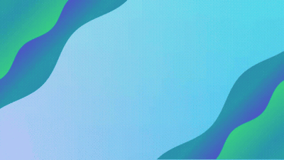 Nocturne On Blue Background With Green Waves GIF