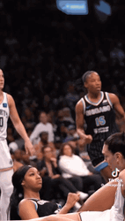 Nodding Angel Reese GIF