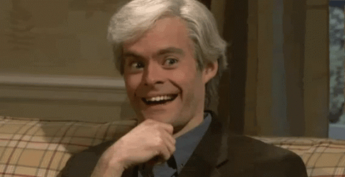 Nodding Bill Hader Right GIF