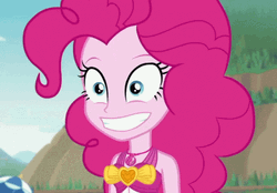 Nodding Pinkie Pie GIF