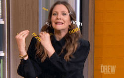Nom Nom Drew Barrymore GIF