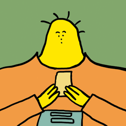 Nom Nom Food Hungry Toast Yellow Man GIF