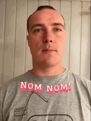 Nom Nom Lip Taste By Man GIF