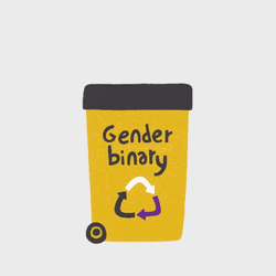 Non-binary Garbage Bin