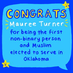 Non-binary Mauree Turner