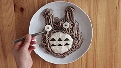 Noodles Totoro Cute Design GIF