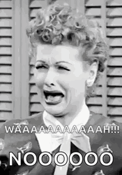 Nooooo Vintage Lucille Ball GIF