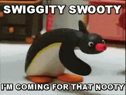 Noot Noot Says I'm Coming For That Nooty GIF