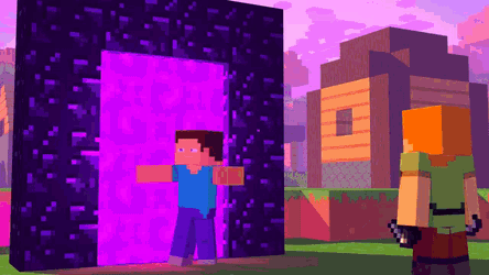 Nope Minecraft GIF