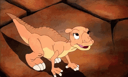 Nope Nope Nope Ducky The Land Before Time GIF