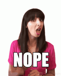 Nope Nope Nope Sign Language Loop GIF