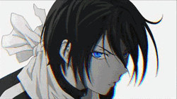 Noragami Blue Eyed Stray God Yato  GIF
