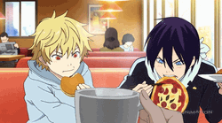 Noragami Hungry Yato And Yukine Eating