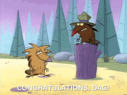 Norbert Foster Beaver Snickering GIF
