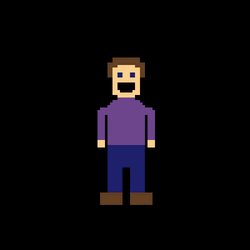 Normal Guy To Purple Guy GIF