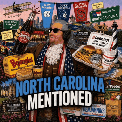 North Carolina Man Holding Cheerwine Bottle GIF