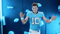 North Carolina Tar Heels Drake Maye Applauding GIF