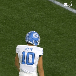 North Carolina Tar Heels Drake Maye Fist Pump GIF