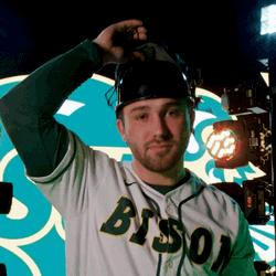 North Dakota State Closing Catchers Mask GIF
