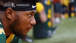 North Dakota State Football Player Contemplating GIF