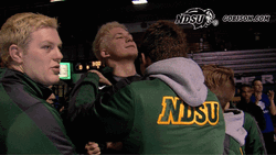 North Dakota State Football Players Happy GIF