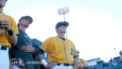 North Dakota State Football Players Standing GIF