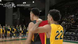 North Dakota State Player Tie Cape GIF