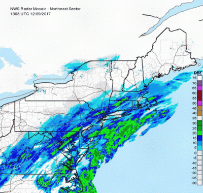 Northeast States Rainfall Map GIF