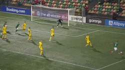 Northern Ireland Score Kick  GIF