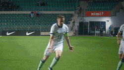 Northern Ireland Shane Ferguson Running  GIF