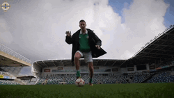Northern Ireland Shane Todd Kieth Cruise Football  GIF