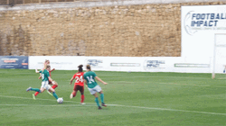 Northern Ireland Simone Magill Penalty Kick  GIF