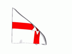 Northern Ireland UK Iconic Flag  GIF