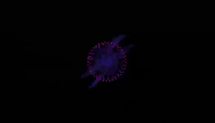 Northern Lights Inspired Light Loop GIF