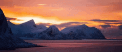 Norway Mountains Sunset