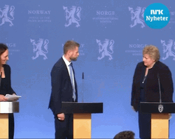 Norway Politician Handshake Fail