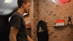 Nose Goes Man Black And White GIF