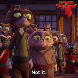 Nose Goes Paws Of Fury GIF