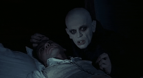 Nosferatu Observes The Man GIF