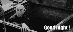 Nosferatu Saying Good Night GIF