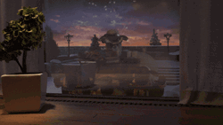 Nosy Shaun The Sheep Looking Through Window GIF