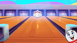 Not A Single Bowling Pin Remains GIF