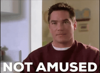 Not Amused Dean Cain GIF