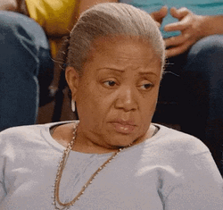 Not Amused Old Woman GIF