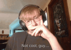 Not Cool Guy Disappointed GIF