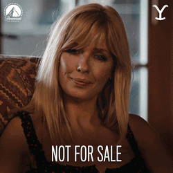 Not For Sale Beth Dutton GIF