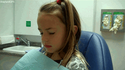 Not Impressed Cute Girl Dental Day  GIF
