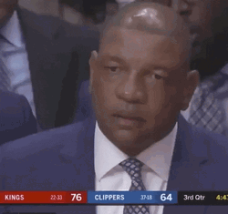 Not Impressed Doc Rivers Staring  GIF