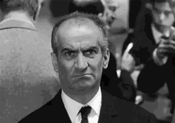 Not Impressed Grumpy Louis De Funes  GIF