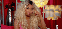 Not Impressed Nicki Minaj Staring  GIF